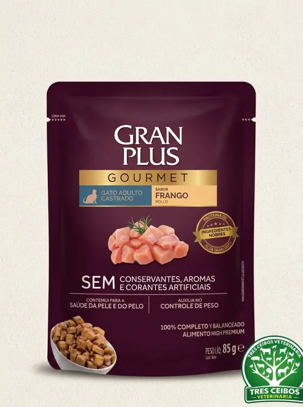GranPlus Gourmet Gato Adulto Castrado 85 g