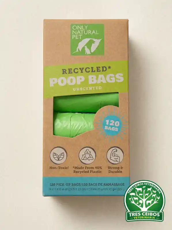 Bolsas Recicladas para Residuos Sin Aroma Only Natural Pet