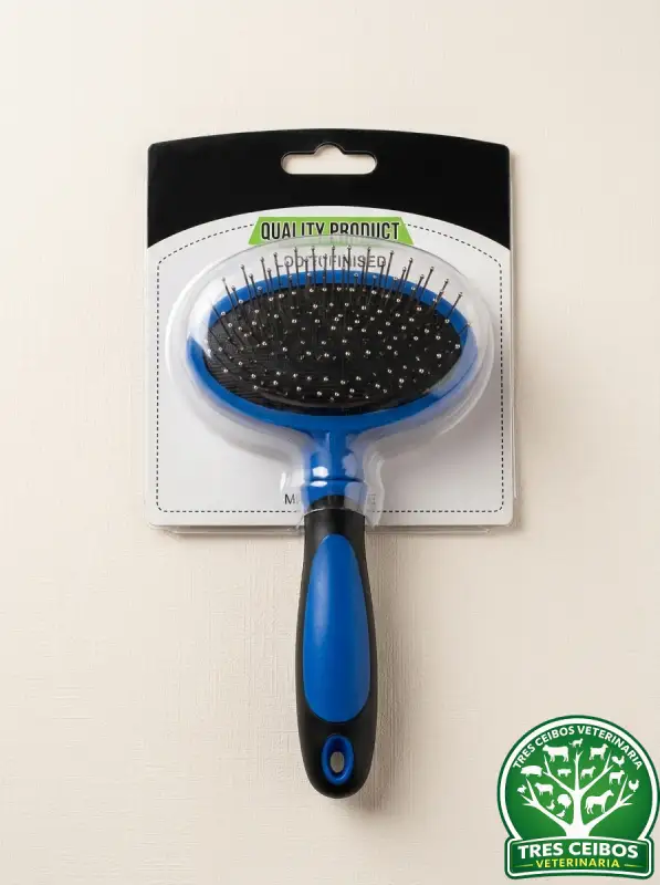 Cepillo De Cerdas Metálicas Para Mascotas