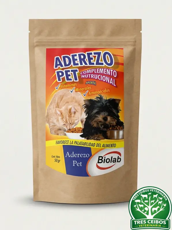 Aderezo Pet Complemento Nutricional Biolab 50 g