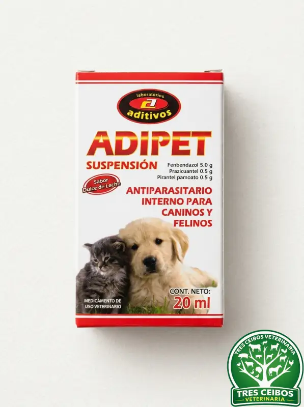 Adipet Suspensión Sabor Dulce de Leche 20 ml