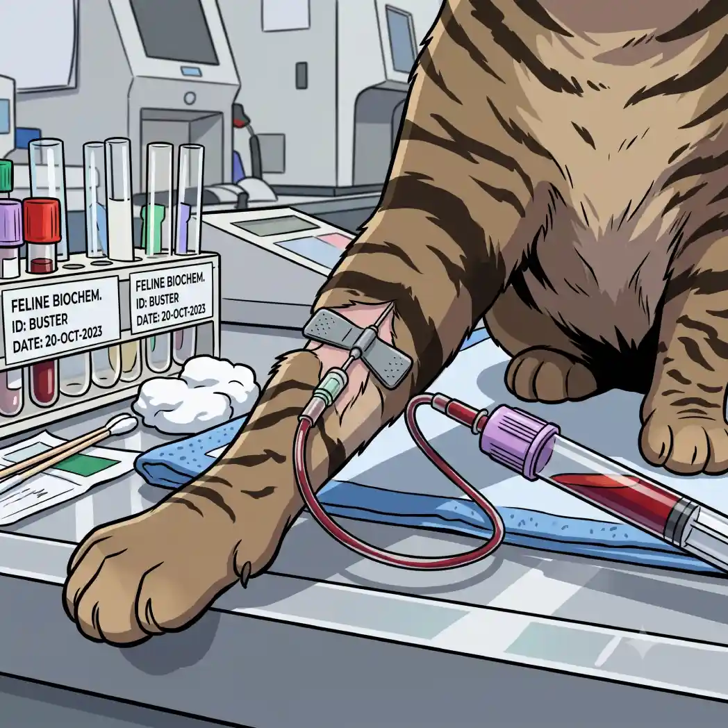 Equipo veterinario realizando un estudio